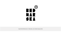 Desktop Screenshot of bednarska.edu.pl